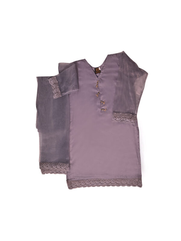 organza dark gray