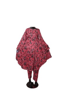 swise lawn pink doted