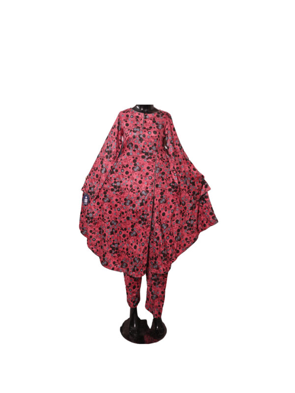 swise lawn pink doted