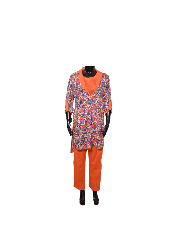 cotton orange multicolour