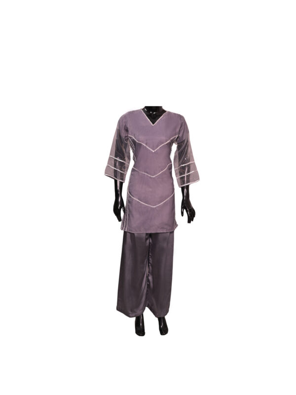 organza dark gray